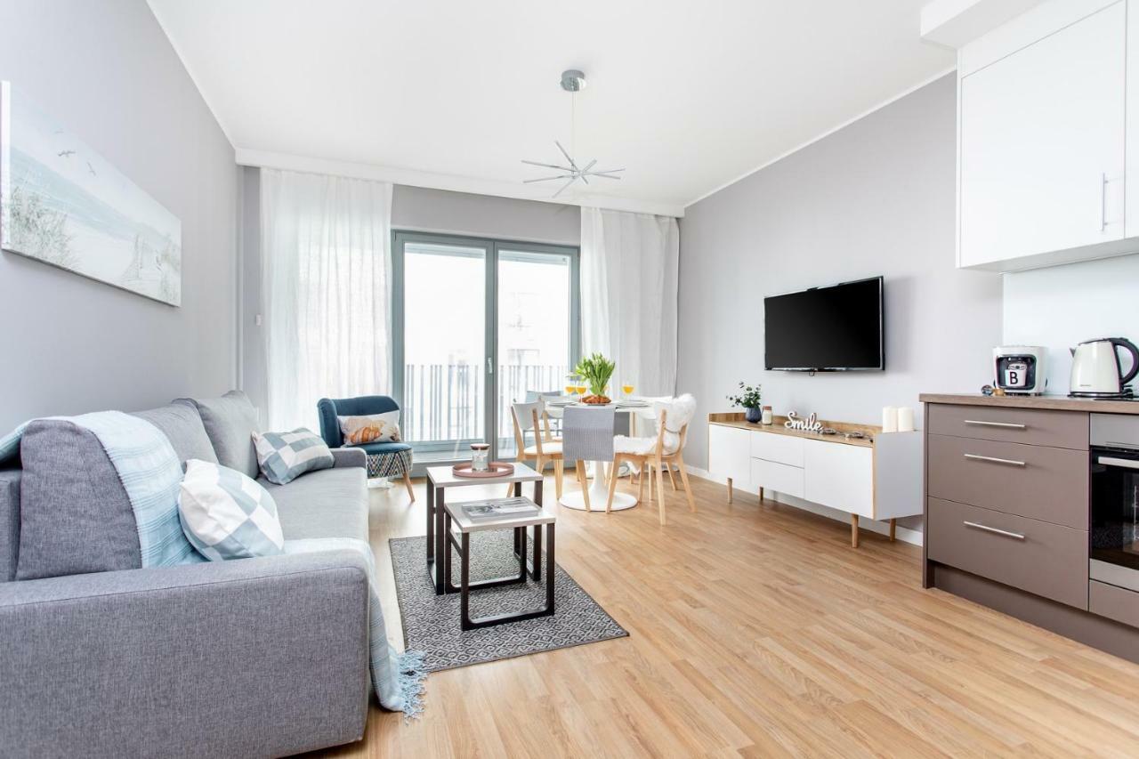 Seaside Beach 150M Do Plazy - Parking - Praia Apartments - Polsat Ergo Arena Plus Gdansk Dış mekan fotoğraf